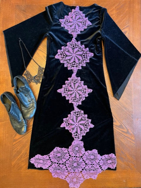 Goth Witch Velvet Dress